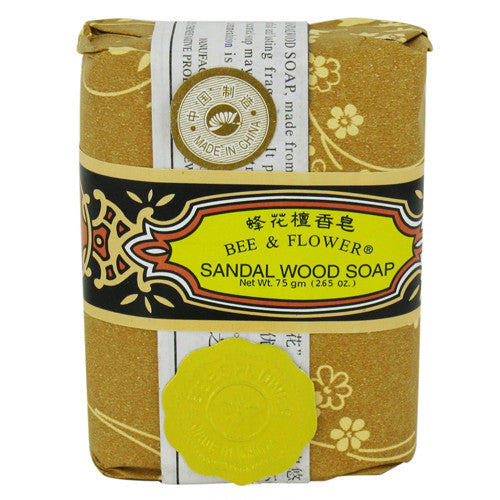 Bee And Flower Sandal Wood Bar Soap - 2.65 Oz